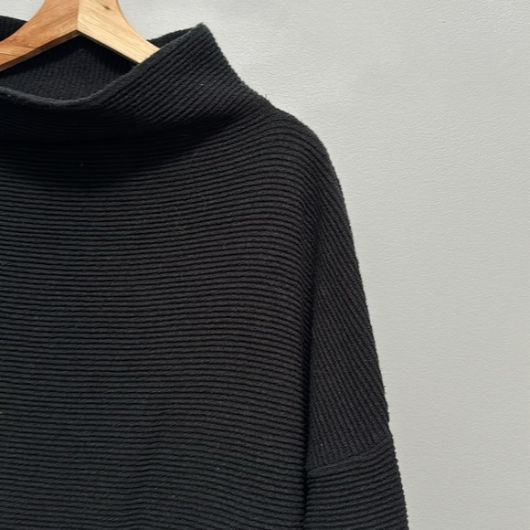 RD Style Black Ribbed Mockneck Sweater/Tunic Size S - Picture 4 of 8